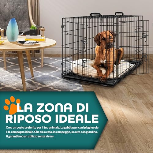 TRESKO Gabbie Pieghevoli per Animali XXL - immagine 6