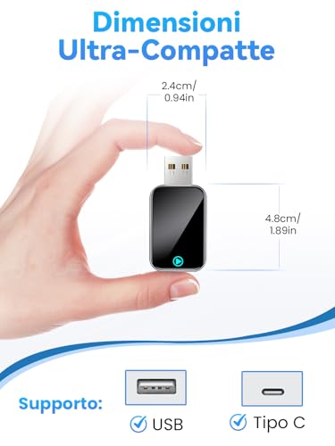 S2 Mini Adattatore CarPlay Wireless - immagine 1
