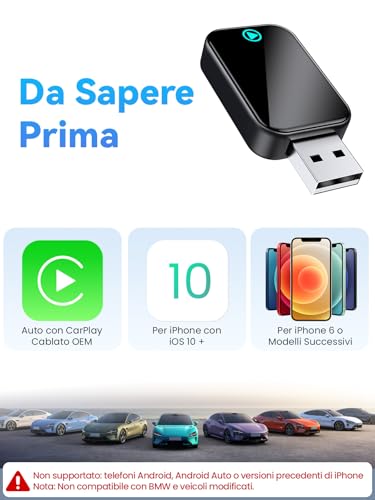 S2 Mini Adattatore CarPlay Wireless - immagine 6