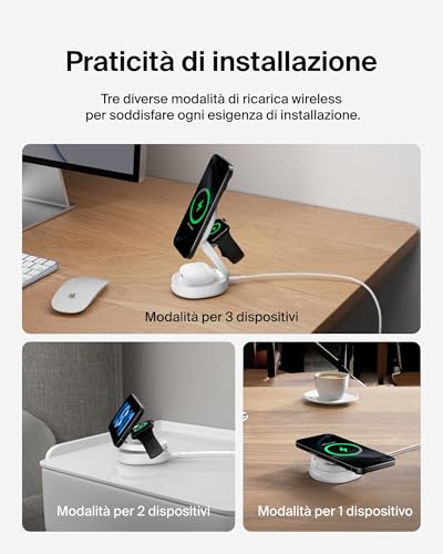 Belkin BoostCharge Caricatore Wireless 3 in 1 - immagine 4