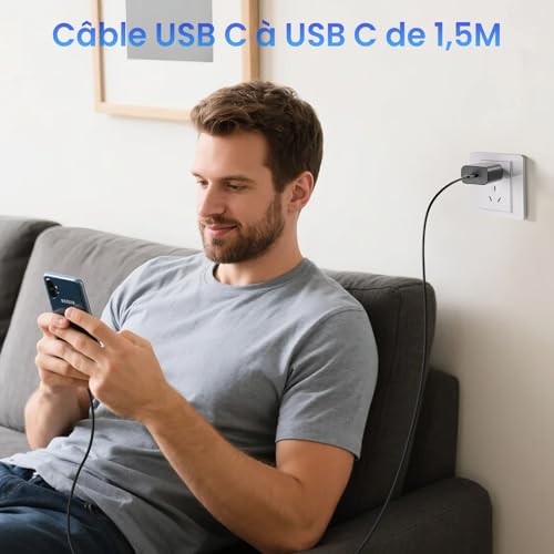 Caricabatterie USB C 45W per Samsung Galaxy - immagine 6