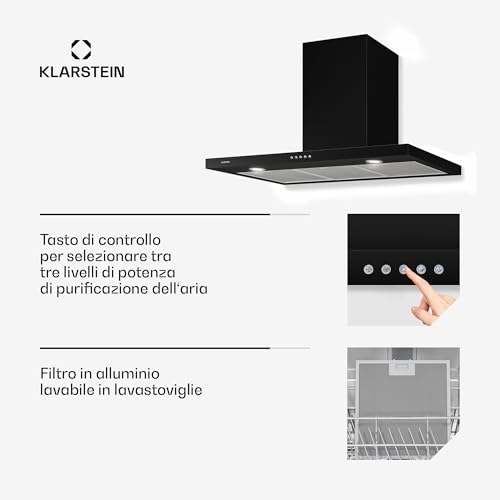 Klarstein Limelight Cappa da Cucina 90 cm - immagine 5