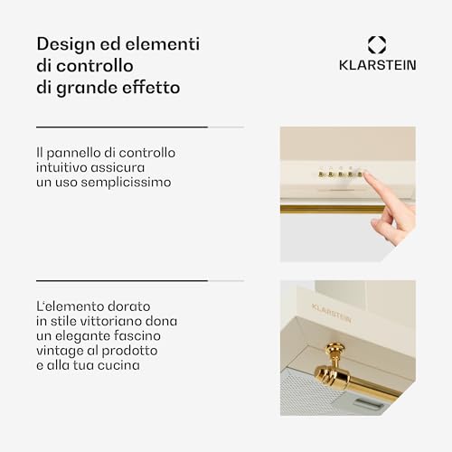 Klarstein Cappa Aspirante da 90 cm - immagine 4