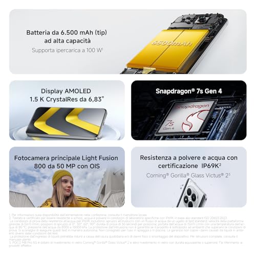 Xiaomi POCO M8 Pro 5G, 12+512GB, Display AMOLED - immagine 2