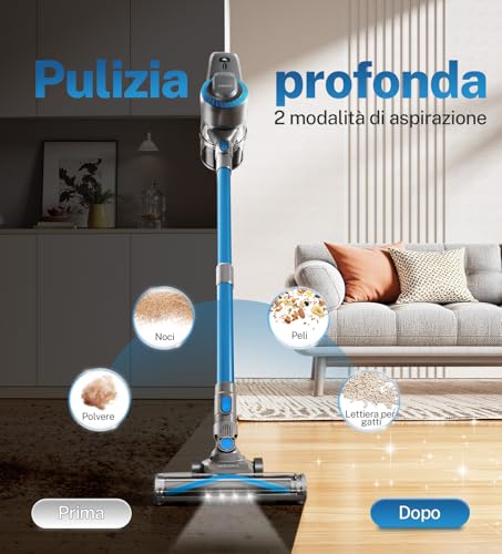 Aspirapolvere Senza Fili 28KPa Potente - immagine 2
