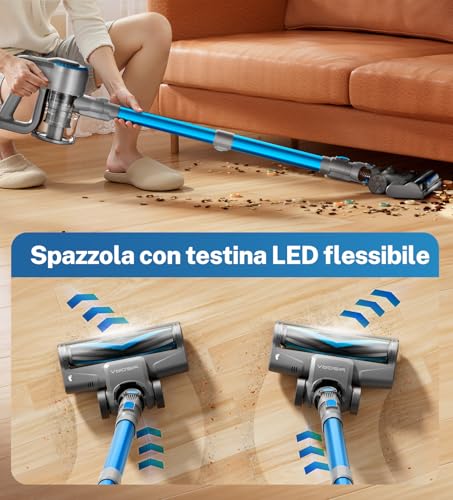 Aspirapolvere Senza Fili 28KPa Potente - immagine 5