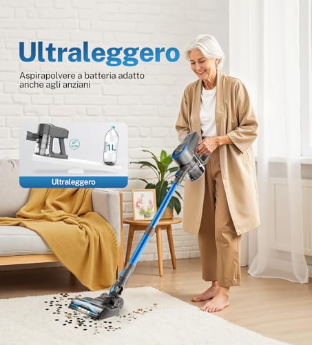 Aspirapolvere Senza Fili 28KPa Potente - immagine 6