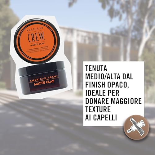 American Crew Matte Clay, Cera Capelli Uomo 85g - immagine 1