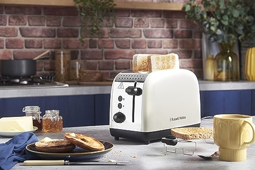 Russell Hobbs Tostapane 2 Fette Acciaio Inox Crema - immagine 1