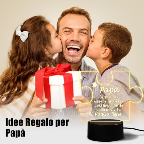Lampada Regalo per Festa del Papà in Acrilico - immagine 1