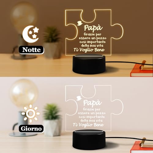 Lampada Regalo per Festa del Papà in Acrilico - immagine 4