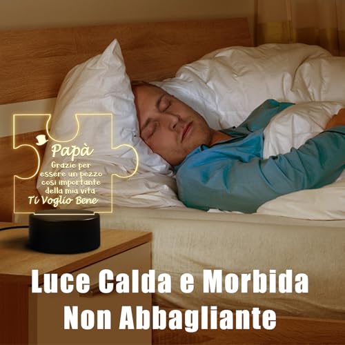 Lampada Regalo per Festa del Papà in Acrilico - immagine 5