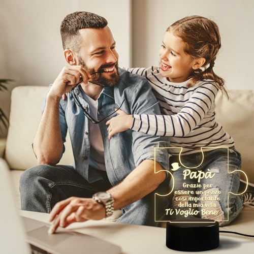 Lampada Regalo per Festa del Papà in Acrilico - immagine 6