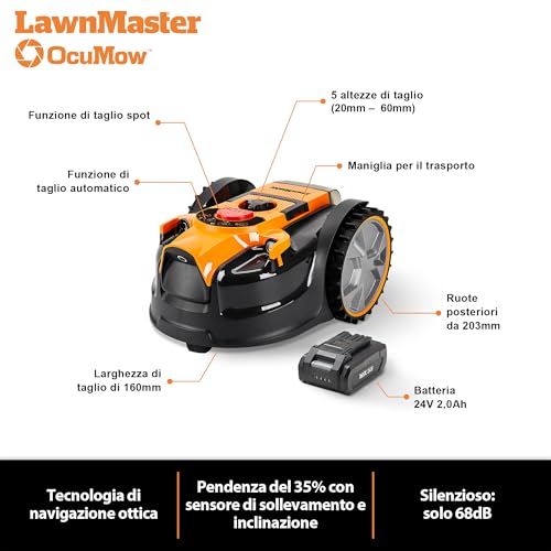 Lawnmaster OcuMow®16 robot tosaerba senza fili - immagine 4