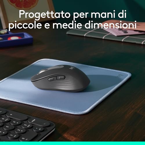 Logitech Signature M650 Mouse Wireless per Mani Piccole - immagine 2