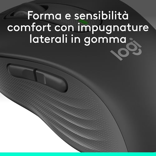 Logitech Signature M650 Mouse Wireless per Mani Piccole - immagine 8