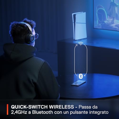 SteelSeries Arctis Nova 5 - Cuffie gaming wireless - immagine 4