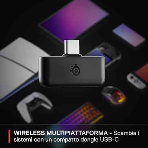SteelSeries Arctis Nova 5 - Cuffie gaming wireless - immagine 8