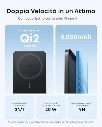 Anker Nano Power Bank Magsafe 5000 mAh - immagine 1