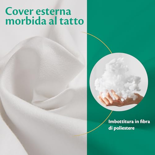 Flowen Cuscini Letto Coppia di Guanciali 50x80 - immagine 5