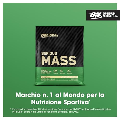 Optimum Nutrition Serious Mass Gainer Vaniglia 5.45kg - immagine 3