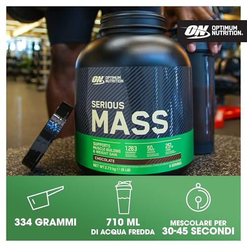 Optimum Nutrition Serious Mass Gainer Vaniglia 5.45kg - immagine 5