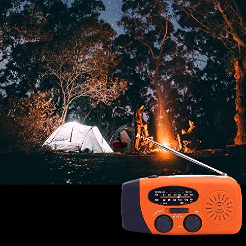 Radio a manovella portatile con ricarica solare - immagine 4