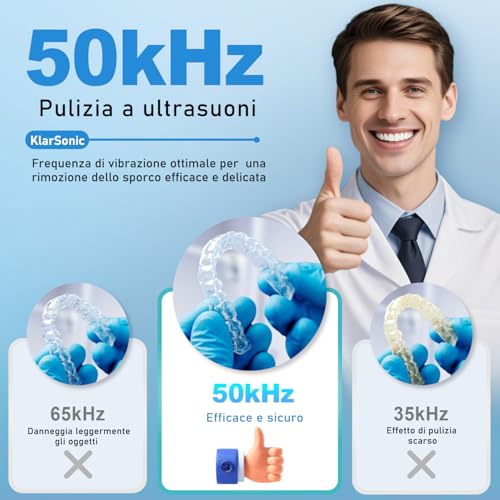 Pulitore Ultrasuoni 50.000 Hz con Lampade UV - immagine 5