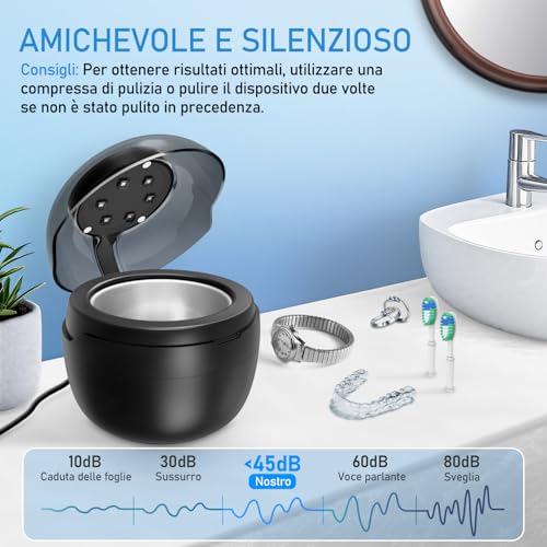 Pulitore Ultrasuoni 50.000 Hz con Lampade UV - immagine 6
