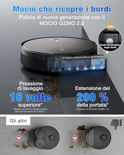 ECOVACS X11 OMNICYCLONE Robot Aspirapolvere - immagine 3