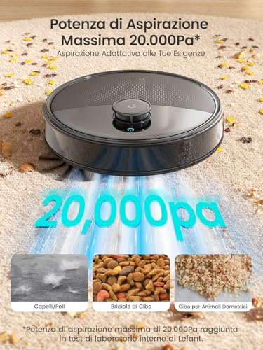 Lefant M3Max Robot Aspirapolvere e Lavapavimenti - immagine 3