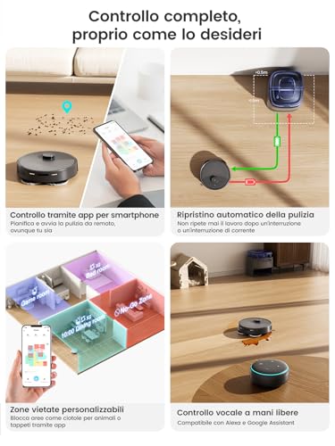 Lefant M3Max Robot Aspirapolvere e Lavapavimenti - immagine 9