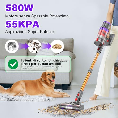 Coovy Aspirapolvere Senza Fili SU7 - immagine 1