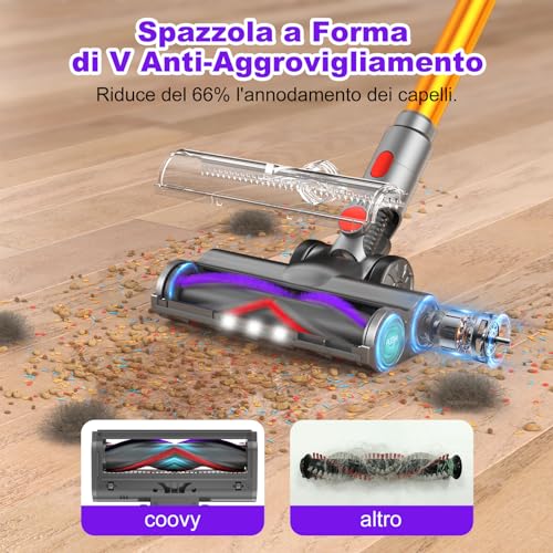 Coovy Aspirapolvere Senza Fili SU7 - immagine 5