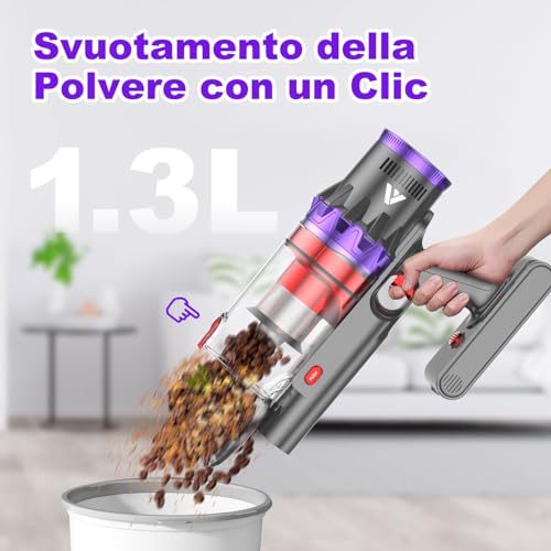 Coovy Aspirapolvere Senza Fili SU7 - immagine 8