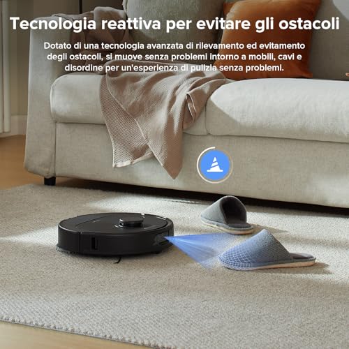 Roborock QV 35A Robot Aspirapolvere Nero - immagine 5