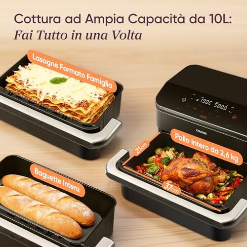COSORI Friggitrice ad Aria 10 Litri TwinFry - immagine 5