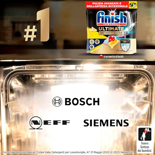 Finish Ultimate Infinity Shine Pastiglie Lavastoviglie - immagine 8