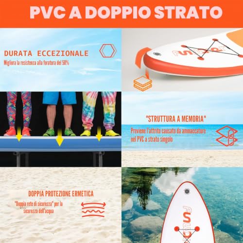 FunWater Tavola SUP Gonfiabile Ultra Leggera - immagine 1