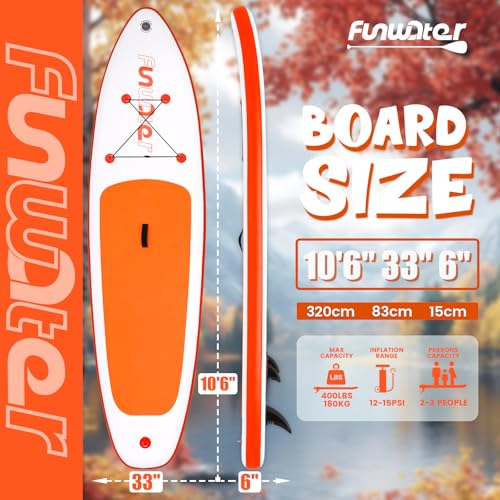 FunWater Tavola SUP Gonfiabile Ultra Leggera - immagine 8