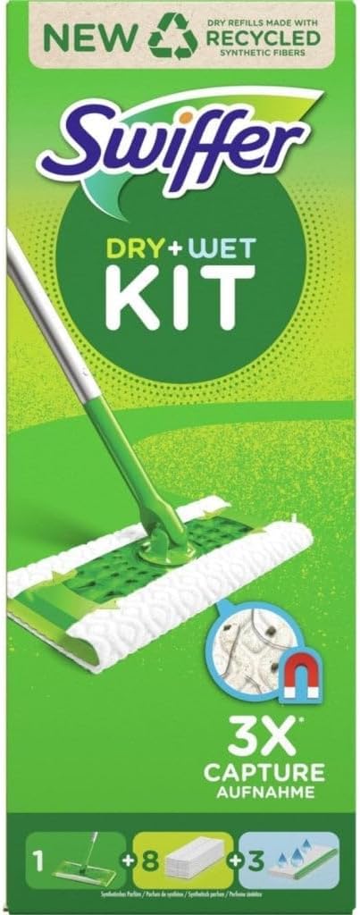 Swiffer Starter Kit Catturapolvere e Lavapavimenti