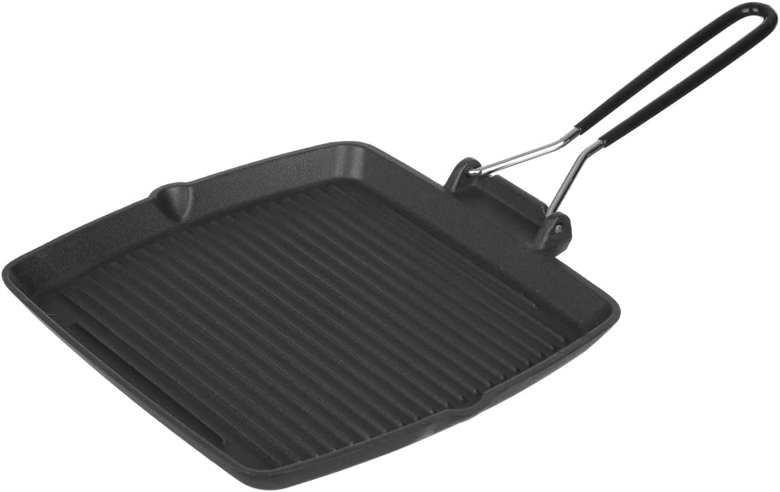 ILSA Bistecchiera Mixgrill Quadrata in Ghisa 24x24 cm