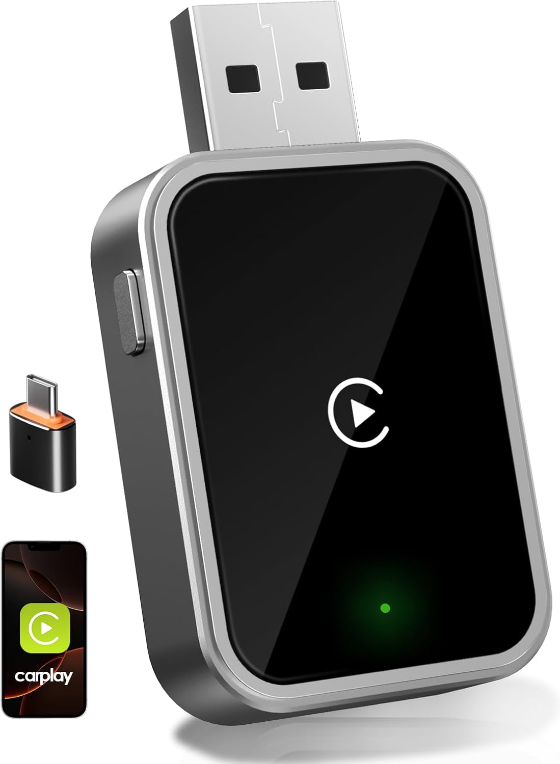 Adattatore Wireless per CarPlay Upgrade 2025 USB / Type-C