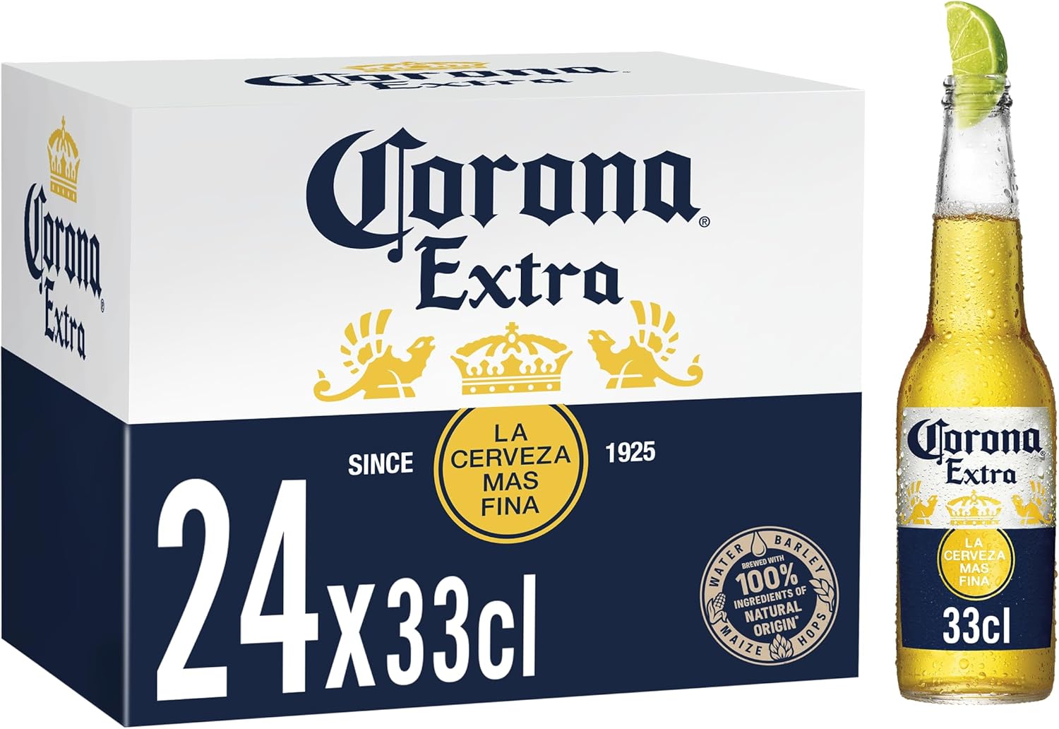Corona Extra, Birra Bottiglia - Pacco da 24x33cl, Recensione
