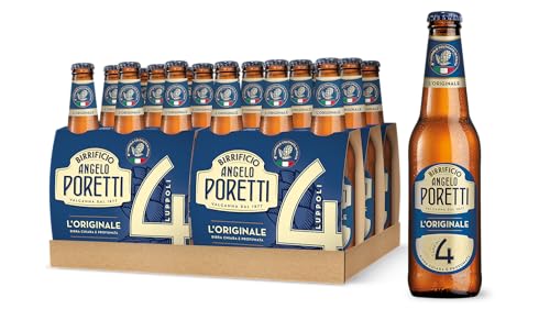 Birrificio Angelo Poretti Birra 4 Luppoli L'Originale, cassa 24x33cl