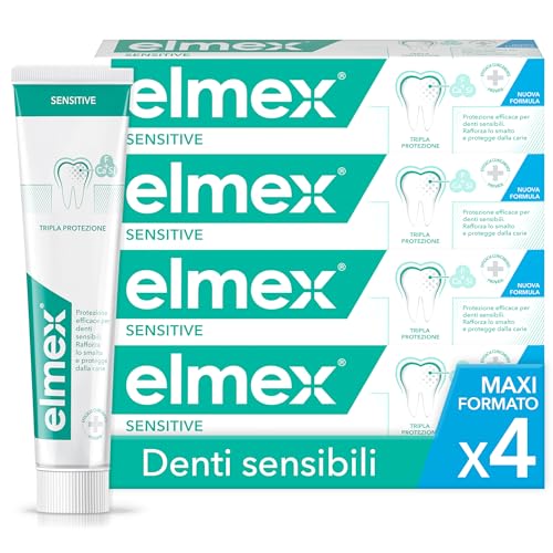 Elmex Dentifricio Sensitive 4x75ml