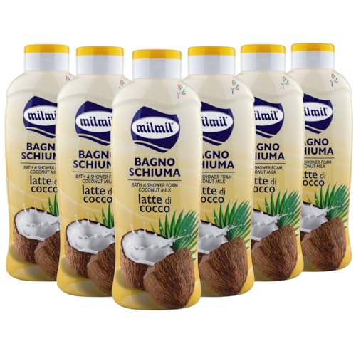 Milmil Bagnoschiuma Latte di Cocco 6x1000 ML