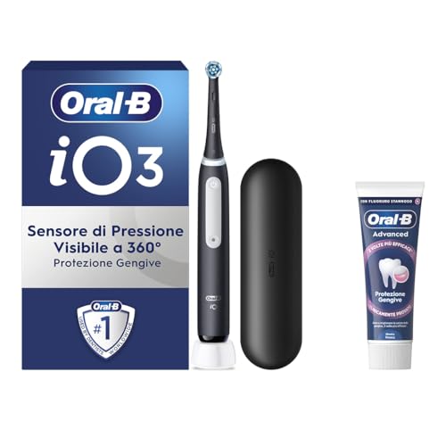 Oral-B iO 3 Nero Spazzolino Elettrico Ricaricabile