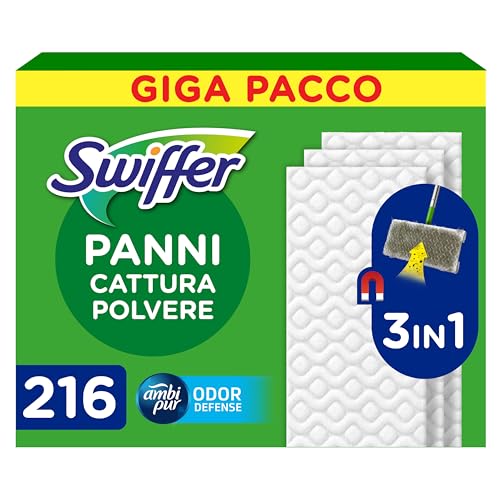 Swiffer Panni Cattura Polvere Microfibra Dry