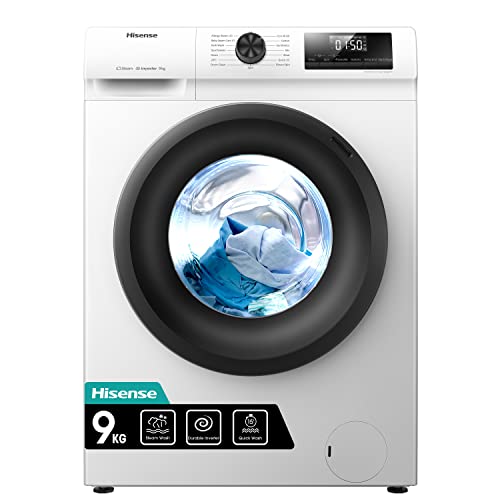 Hisense Lavatrice Frontale 9 Kg, 1200 rpm